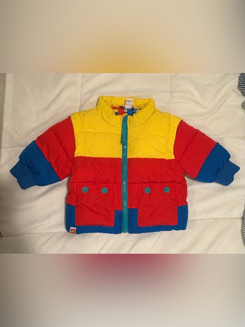 LEGO Colorblock Puffer Jacket/Vest 3-6M